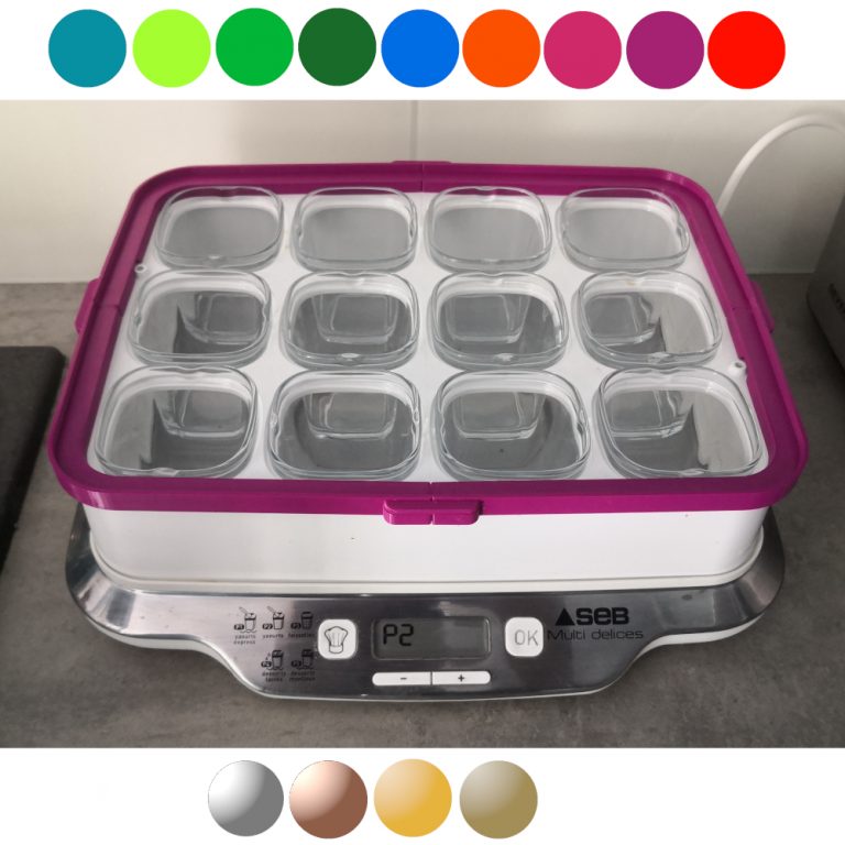 Accessoire De Rangement Pour Yaourtière Multidélices - Support Pour 12 Pots Et 12 Couvercles - 4